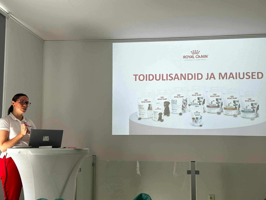Elise Leht Royal Caninist tasuta seminaril esinemas